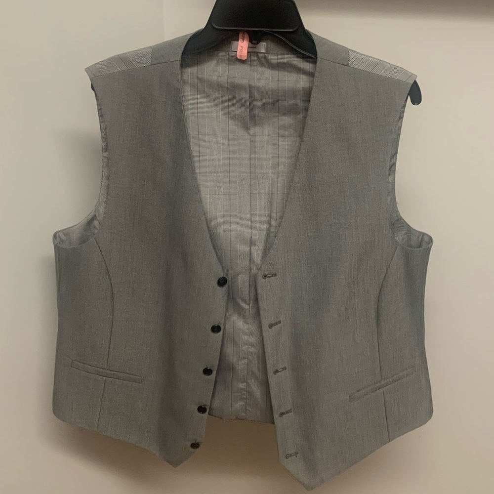 Gray vest